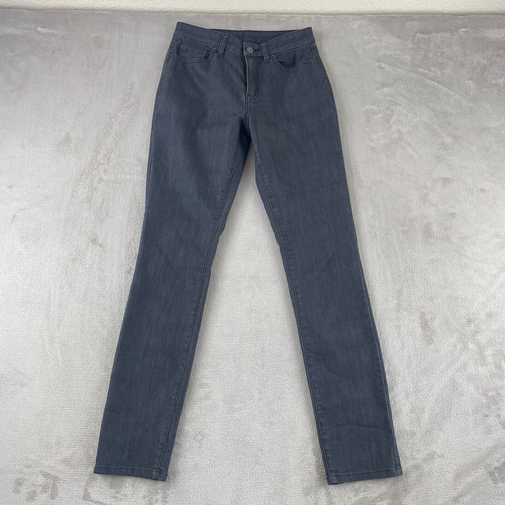 prAna Kayla Jeans Women 4 (28x32) Grey‎ Mid-Rise Performance Denim Organic NWOT
